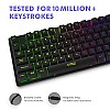 Amkette EvoFox Fireblade Backlit Membrane Wired Gaming Keyboard with Breathing Effect 19 Anti-Ghosting Keys Refurbished 