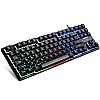 Amkette EvoFox Fireblade Backlit Membrane Wired Gaming Keyboard with Breathing Effect 19 Anti-Ghosting Keys Refurbished 