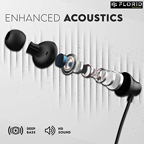 FLORID Rave Machine 01 High Bass Wireless Neckband Headphone with in-Built Mic Bluetooth 5.0 Seamless connectivity IPX4 Sweat Proof FLORID Rave Machine 01 High Bass Wireless Neckband Headphone with in-Built Mic Bluetooth 5.0 Seamless connectivity IPX4 Sweat Proof