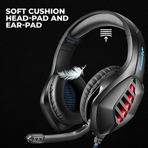 Cosmic Byte GS430 Gaming wired over ear Headphone, 7 Color RGB LED and Microphone Black Cosmic Byte GS430 Gaming wired over ear Headphone, 7 Color RGB LED and Microphone Black