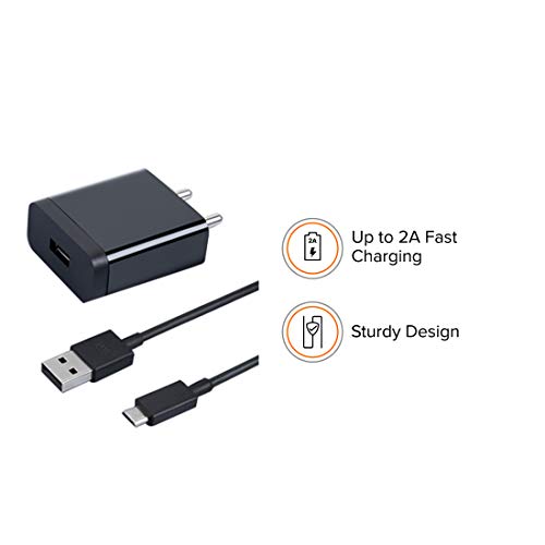 Mi 5V Charger 10W Wall Charger with USB Cable|Compatible for Mobile, Headphones, TWS, Game Console, Power Banks -Black Mi 5V Charger 10W Wall Charger with USB Cable|Compatible for Mobile, Headphones, TWS, Game Console, Power Banks -Black