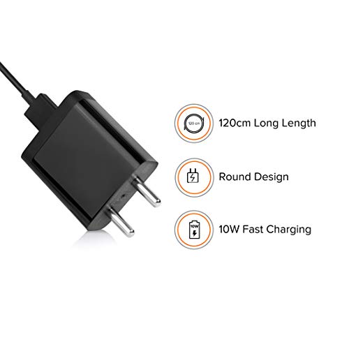 Mi 5V Charger 10W Wall Charger with USB Cable|Compatible for Mobile, Headphones, TWS, Game Console, Power Banks -Black Mi 5V Charger 10W Wall Charger with USB Cable|Compatible for Mobile, Headphones, TWS, Game Console, Power Banks -Black