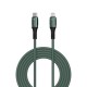 Portronics Konnect CL 20W POR-1067 Type-C to 8 Pin USB 1.2M Cable Green