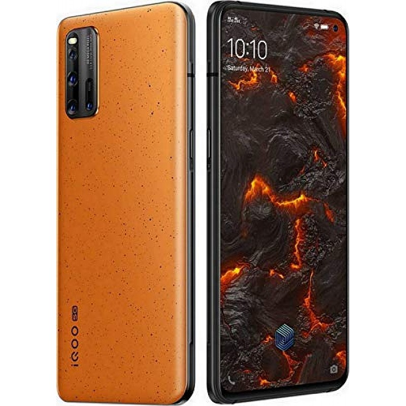 iQOO 3 (Volcano Orange, 8GB RAM, 256GB Storage) Refurbished