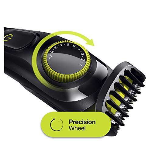 Braun Beard Trimmer BT3221 and Hair Clipper for Men, Lifetime Sharp Blades, 20 Length Settings, 50mins cordless trimming, Black/Volt Green Braun Beard Trimmer BT3221 and Hair Clipper for Men, Lifetime Sharp Blades, 20 Length Settings, 50mins cordless trimming, Black/Volt Green