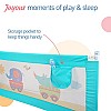 LuvLap Comfy Baby Bed Rail Guard for Baby & Toddler Safety Bed rails for baby safety Pack of 1 (Green)