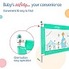 LuvLap Comfy Baby Bed Rail Guard for Baby & Toddler Safety Bed rails for baby safety Pack of 1 (Green)