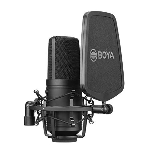 BOYA BY-M800 Large cardioid diaphragm condenser microphone BOYA BY-M800 Large cardioid diaphragm condenser microphone