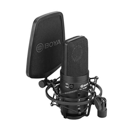 BOYA BY-M800 Large cardioid diaphragm condenser microphone BOYA BY-M800 Large cardioid diaphragm condenser microphone
