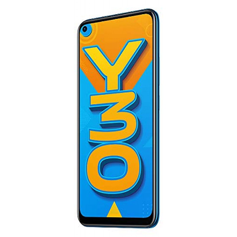 Vivo Y30 (Dazzle Blue, 4GB RAM, 128GB Storage) (Refurbished)