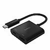 Belkin USB-C Multi Port Display Adapter (with Tethered USB-C Cable) 