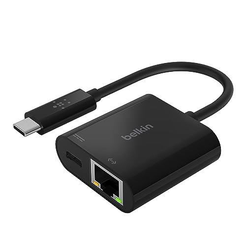 Belkin USB-C to Ethernet Adapter Black Belkin USB-C to Ethernet Adapter Black