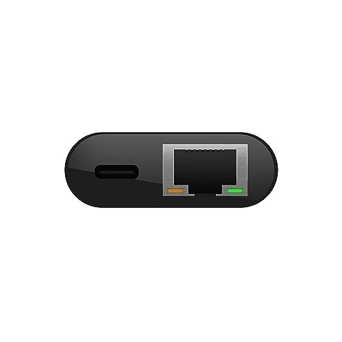 Belkin USB-C to Ethernet Adapter Black Belkin USB-C to Ethernet Adapter Black