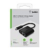 Belkin USB-C to Ethernet Adapter Black