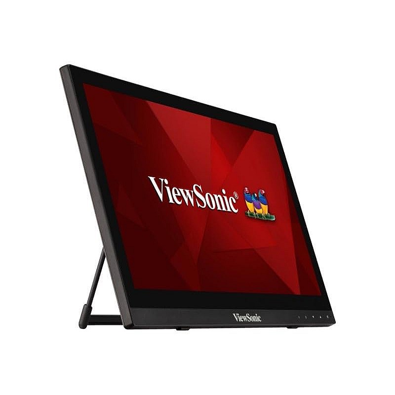 ViewSonic (Originated in USA 16 Inch FHD IPS Portable Touch Monitor,10 Point Capacitive Touch, Bezel Less TD1655 Silver