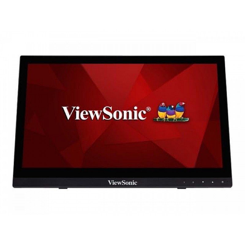 ViewSonic (Originated in USA 16 Inch FHD IPS Portable Touch Monitor,10 Point Capacitive Touch, Bezel Less TD1655 Silver