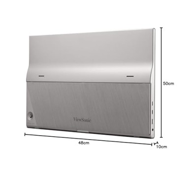 ViewSonic (Originated in USA 16 Inch FHD IPS Portable Touch Monitor,10 Point Capacitive Touch, Bezel Less TD1655 Silver ViewSonic (Originated in USA 16 Inch FHD IPS Portable Touch Monitor,10 Point Capacitive Touch, Bezel Less TD1655 Silver
