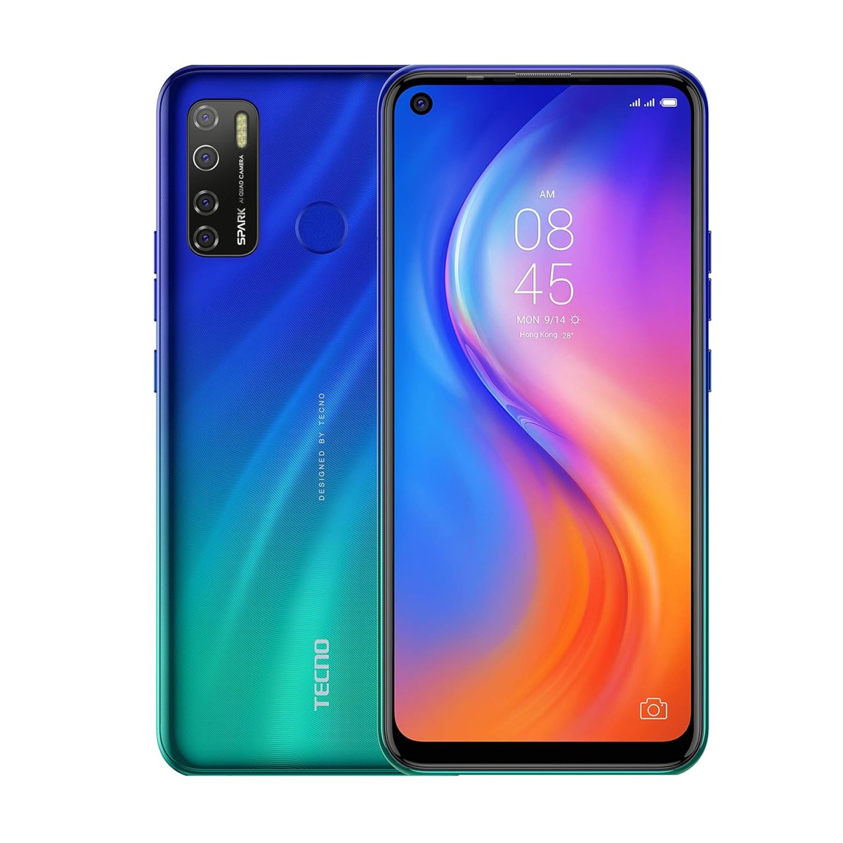 Tecno Spark 5 Pro Seabed Blue, 4GB RAM,64GB Storage refurbished