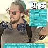 AIRTREE Neck Fan Battery Operated Neckband Fan Hand-Free Wearable Personal Fan for Hot Flashes 