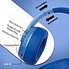 ZEBRONICS Zeb-DUKE1 Wireless Bluetooth 5.0 Over The Ear Headphone with Voice Assistant (Blue)