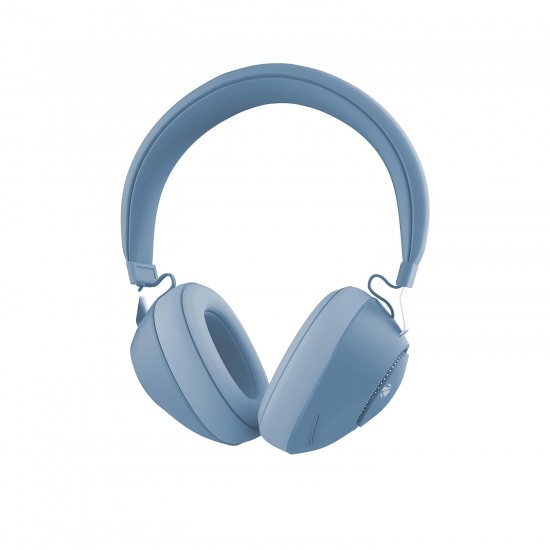 ZEBRONICS Zeb-Duke Bluetooth Wireless Over Ear Headphone with Mic (Blue)