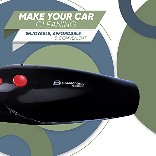 GoMechanic Neutron 4500 Handheld Super Suction Wet Dry Power Car Vacuum Cleaner with Anti-Bacterial Cleaning (Black) GoMechanic Neutron 4500 Handheld Super Suction Wet Dry Power Car Vacuum Cleaner with Anti-Bacterial Cleaning (Black)