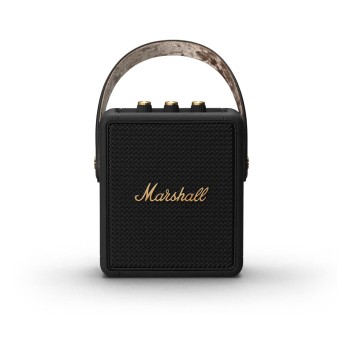 Marshall Stockwell II 20 Watt Wireless Bluetooth Portable Speaker (Black and Brass) (1005544)