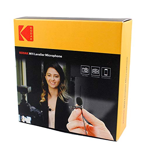 Kodak M11 2.5mm Lavalier Microphone with Adapter for Smartphones Kodak M11 2.5mm Lavalier Microphone with Adapter for Smartphones