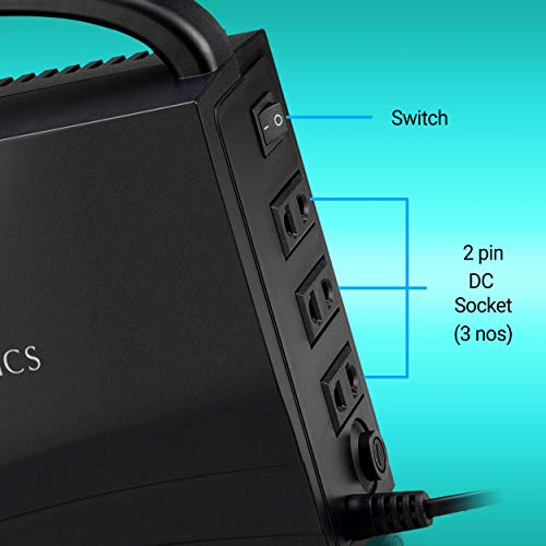 Zebronics ZEB-CU5013 Portable CFL UPS(Black) Zebronics ZEB-CU5013 Portable CFL UPS(Black)