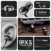 Boult Audio BassBuds Storm-X in-Ear Wired Earphones with Mic HD Sound (Grey)