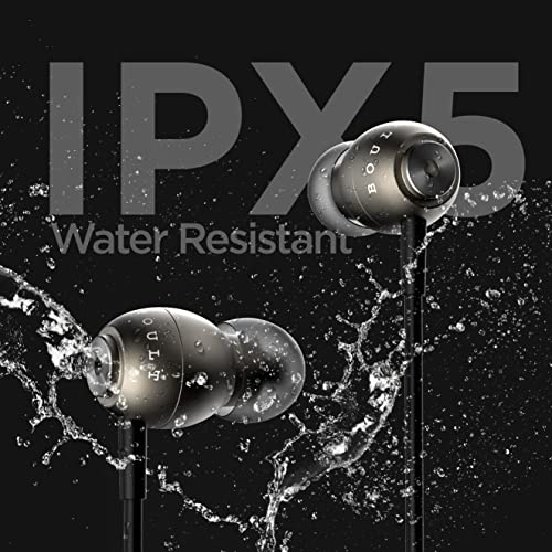 Boult Audio BassBuds Storm-X in-Ear Wired Earphones with Mic HD Sound (Grey) Boult Audio BassBuds Storm-X in-Ear Wired Earphones with Mic HD Sound (Grey)
