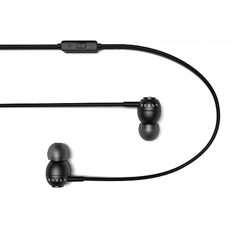 Boult Audio BassBuds Storm-X in-Ear Wired Earphones with Mic HD Sound (Grey)