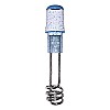 Havells HP15 Auto 1500 Watt Immersion Heater  ISI Mark Heavy Duty 3 Pin Moulded Plug, Touch Protection Cover Blue