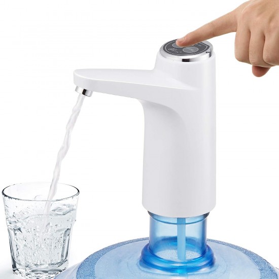 Airtree Automatic Water Dispenser Pump for Drinking Water Can, with Rechargeable Battery, 
