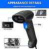 HENEX HC-3208 2D Barcode Scanner USB 1D/2D/QR Code Scanner Handheld Barcode Reader Supports Reading Screen Barcodes