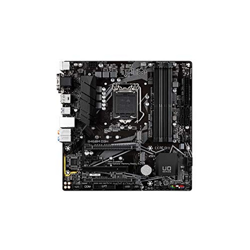 GIGABYTE B460M Gaming HD Motherboard with Gaming LAN, PCIe Gen3 x4 M.2, Anti-Sulfur Resistor, Smart Fan 5