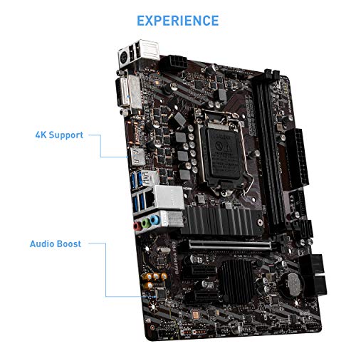 MSI B460M-A PRO Intel mATX Gaming Motherboard with 2 RAM Slots MSI B460M-A PRO Intel mATX Gaming Motherboard with 2 RAM Slots
