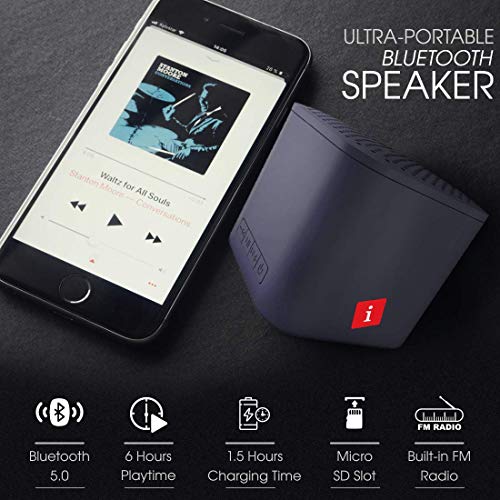 iBall Musi Cube X1 Wireless Ultra-Portable Bluetooth Speakers (Slate Black) iBall Musi Cube X1 Wireless Ultra-Portable Bluetooth Speakers (Slate Black)