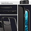 Spigen Ultra Hybrid Back Cover Case for iPhone 12 and iPhone 12 Pro (TPU + Poly Carbonate Matte Black)