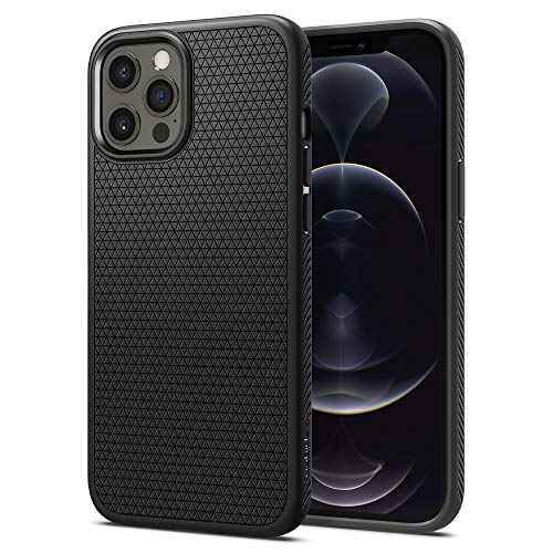 Spigen Liquid Air Back Cover Case for iPhone 12 and iPhone 12 Pro (TPU | Matte Black) Spigen Liquid Air Back Cover Case for iPhone 12 and iPhone 12 Pro (TPU | Matte Black)