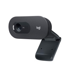 Logitech C505 HD Webcam - 720p HD External USB Camera for Desktop or Laptop with Long-Range Microphone