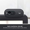 Logitech C505 HD Webcam - 720p HD External USB Camera for Desktop or Laptop with Long-Range Microphone