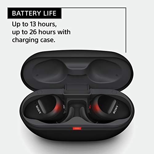 Sony WF-SP800N Bluetooth Truly Wireless in Ear Earbuds with Mic Black Sony WF-SP800N Bluetooth Truly Wireless in Ear Earbuds with Mic Black