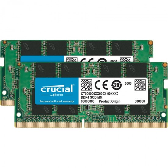 CT16G4SFRA32A, Crucial 16 GB DDR4 RAM, 3200MHz, SODIMM, 1.2V