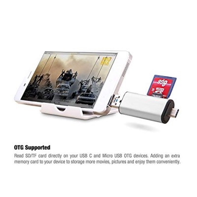3-in-1 USB 3.0 Card Reader USB C, Micro USB Card Reader SD, Micro SD, SDXC, SDHC, Micro SDHC, Micro SDXC Memory Card Reader 3-in-1 USB 3.0 Card Reader USB C, Micro USB Card Reader SD, Micro SD, SDXC, SDHC, Micro SDHC, Micro SDXC Memory Card Reader