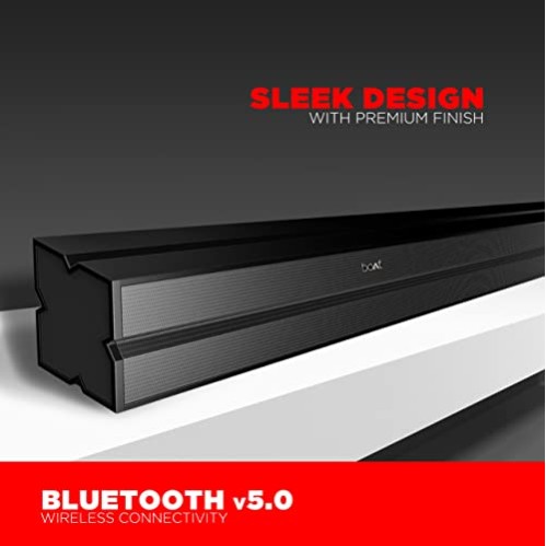 boAt AAVANTE Bar 1300 60W 2.0 Channel Bluetooth Soundbar Signature Sound, Multiple Connectivity (Premium Black) boAt AAVANTE Bar 1300 60W 2.0 Channel Bluetooth Soundbar Signature Sound, Multiple Connectivity (Premium Black)