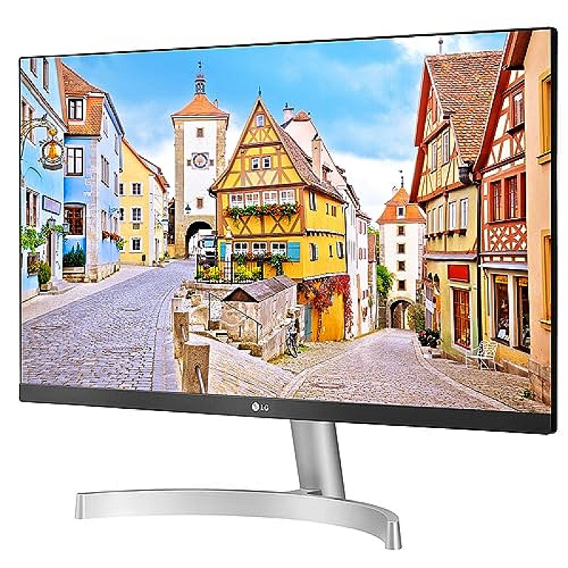 LG Electronics 27Ml600 Full Hd 27 Inch(69 Cm) LCD 1920 X 1080 Pixels IPS Monitor 3 Side Borderless Design with Inbuilt White