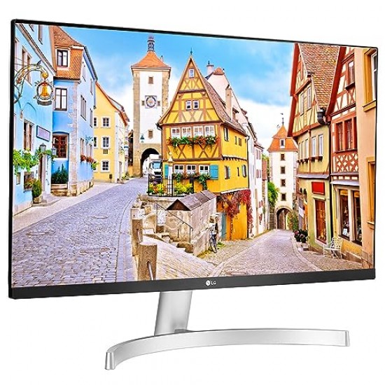 LG Electronics 27Ml600 Full Hd 27 Inch(69 Cm) LCD 1920 X 1080 Pixels IPS Monitor 3 Side Borderless Design with Inbuilt White