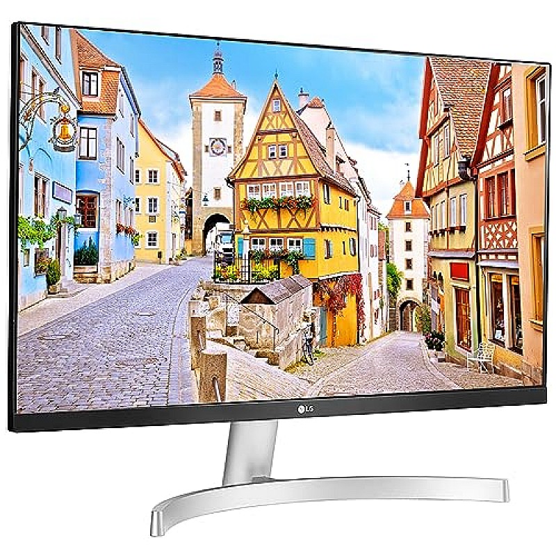 LG Electronics 27Ml600 Full Hd 27 Inch(69 Cm) LCD 1920 X 1080 Pixels IPS Monitor 3 Side Borderless Design with Inbuilt White