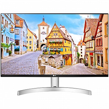 LG Electronics 27Ml600 Full Hd 27 Inch(69 Cm) LCD 1920 X 1080 Pixels IPS Monitor 3 Side Borderless Design with Inbuilt White